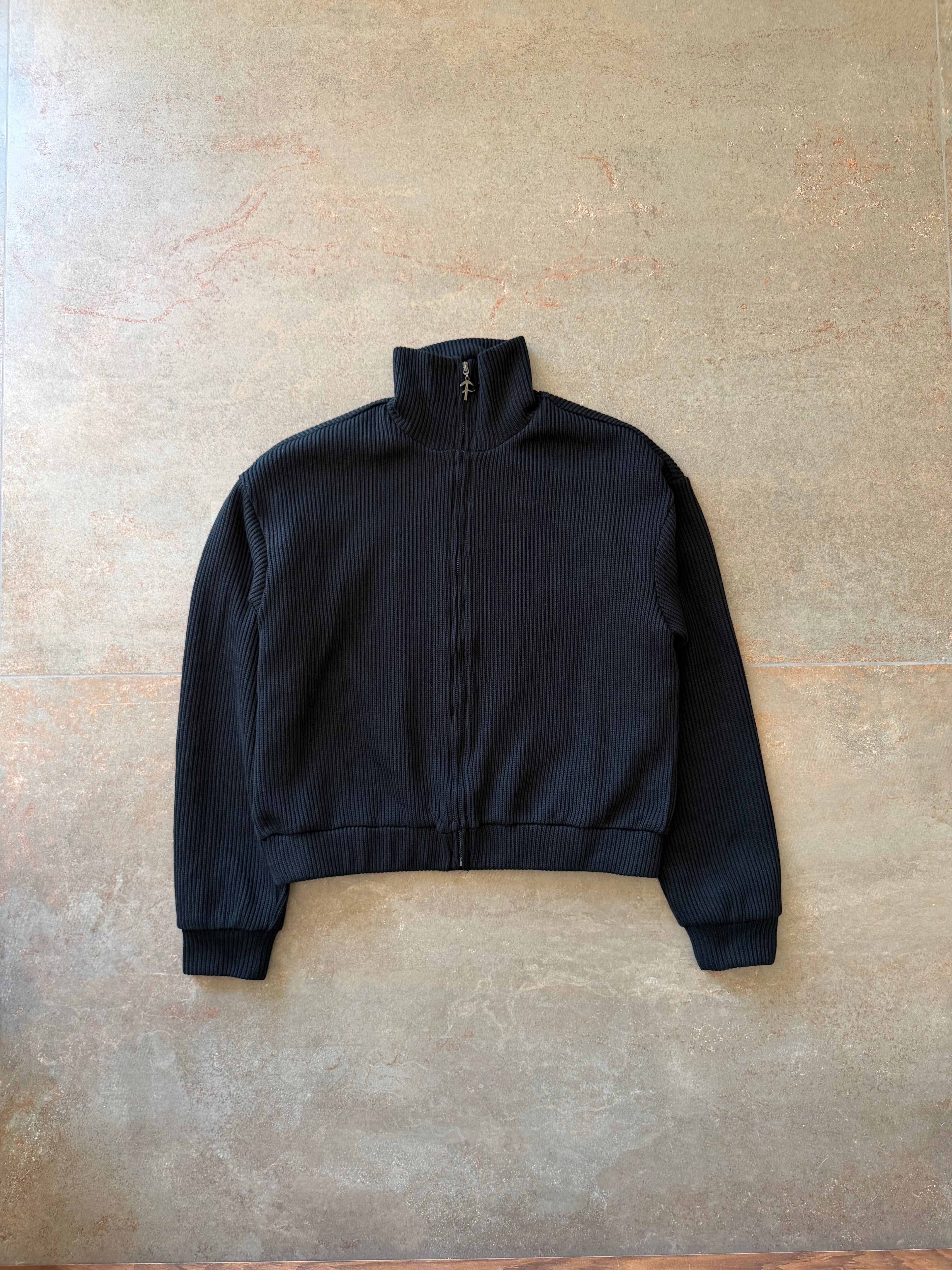 Knit Zip-Up Sweater