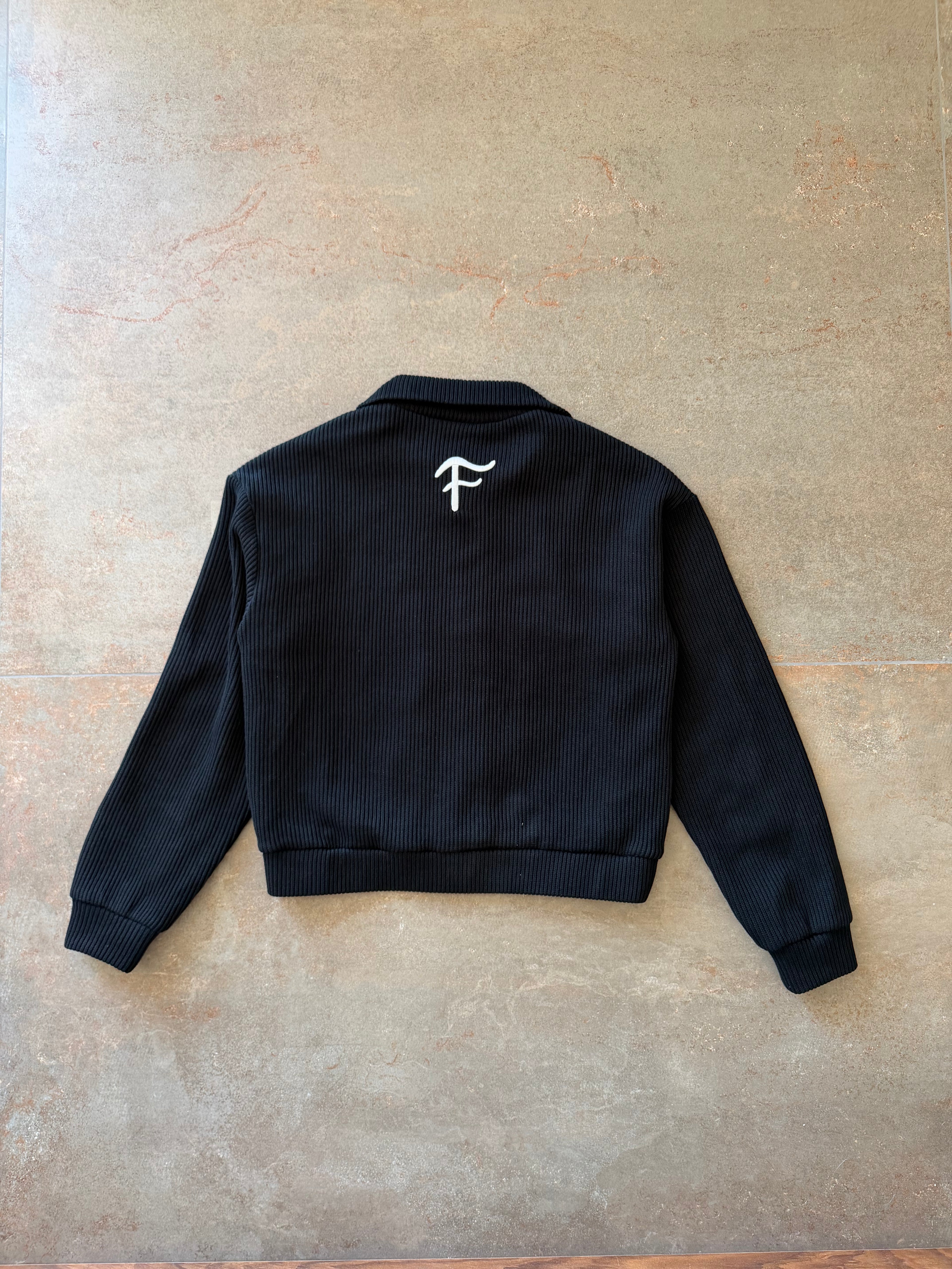 Knit Zip-Up Sweater